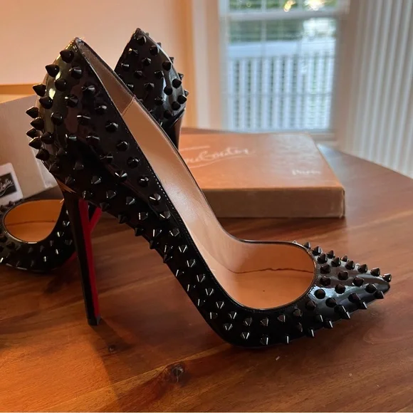 Christian Louboutin Shoes Christian Louboutin Black Spiked